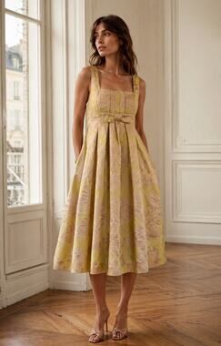 2000s gold Js collection Dress